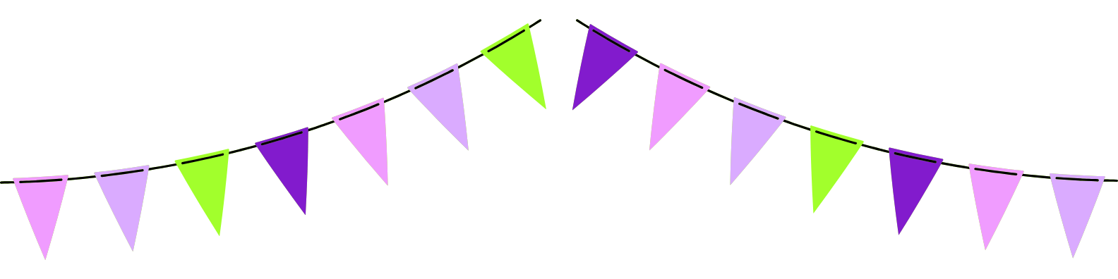 Colourful bunting Colourful bunting